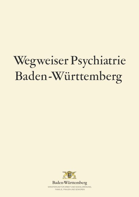 Wegweiser Psychiatrie Baden-Württemberg - Klinikum am Weissenhof