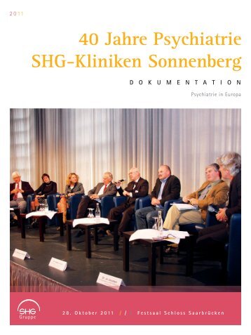 40 Jahre Psychiatrie shg-kliniken sonnenberg DOKU m ENTATION