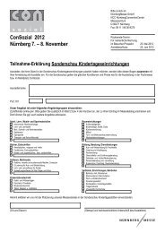 ConSozial 2012 Nürnberg 7. – 8. November