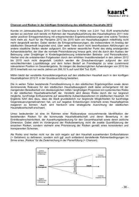 Produktbuch 2012 - Stadt Kaarst