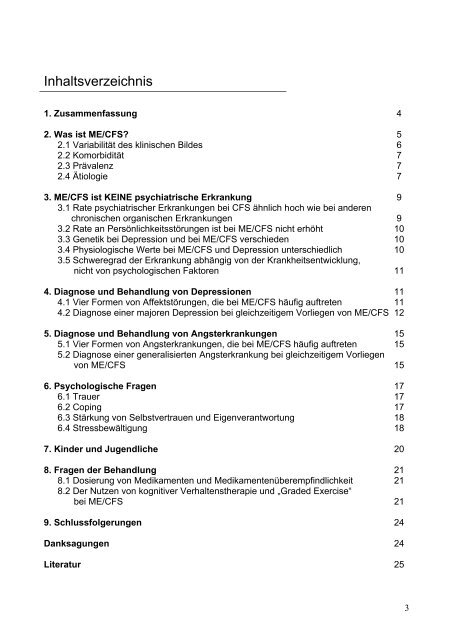 Diagnose und Behandlung von Patienten mit ME ... - ME/CFS Australia