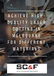 Laser Cutting Melbourne