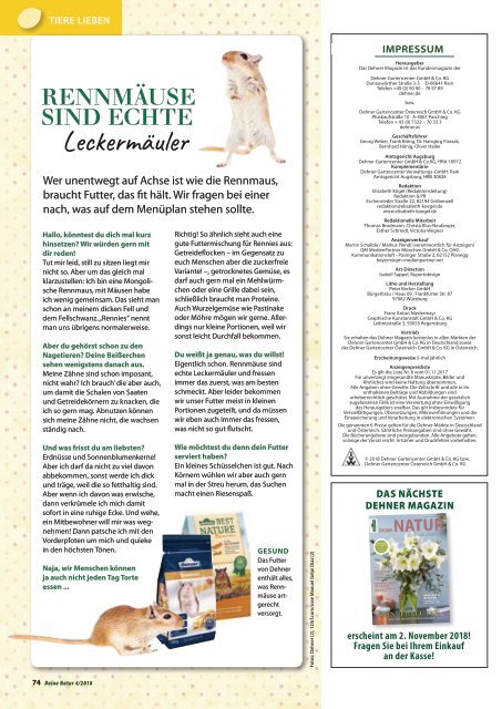 Dehner Magazin - 4/2018