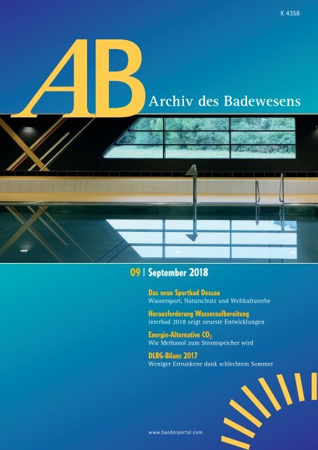 AB Archiv des Badewesens September 2018