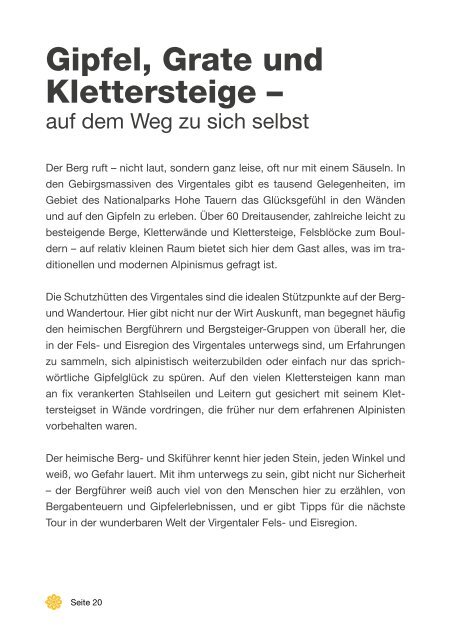 Das Virgentaler Hüttenbuch 2018/2019