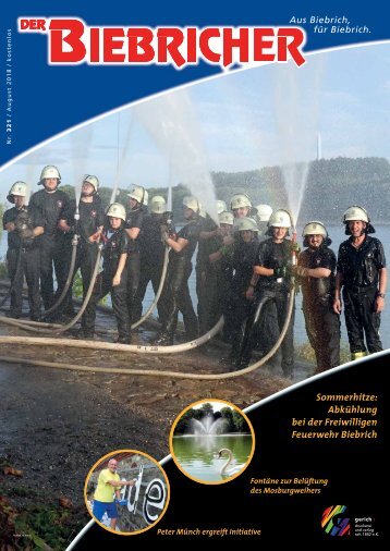 DER BIEBRICHER, Nr. 321, August 2018