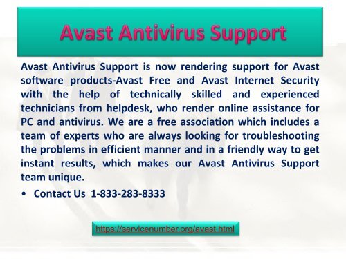 AVAST Antivirus Customer Service 1-833-283-8333 Number- For Data Recovery Issue