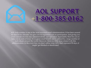 Aol Support Number- 1-800-385-0162  Customer Tollfree Service Support