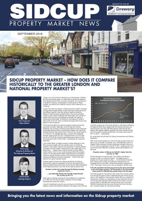 SIDCUP PROPERTY NEWS - SEPTEMBER 2018