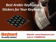 Best Arabic Keyboard Stickers for Your Keyboard