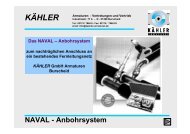 NAVAL - Anbohrsystem - KÄHLER GmbH Armaturen