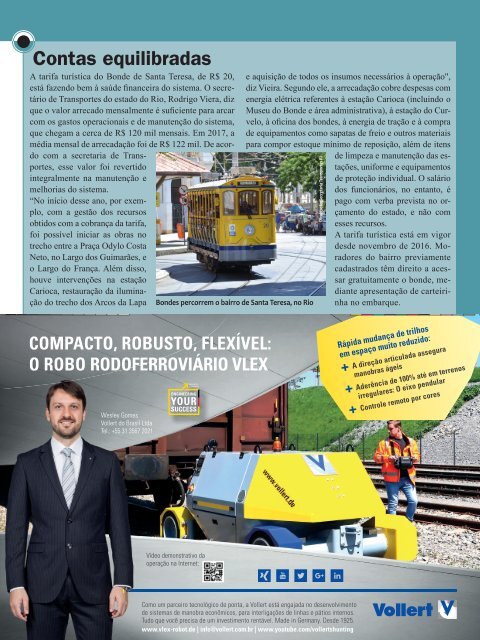 Revista Ferroviária Edição de Julho/agosto 2018