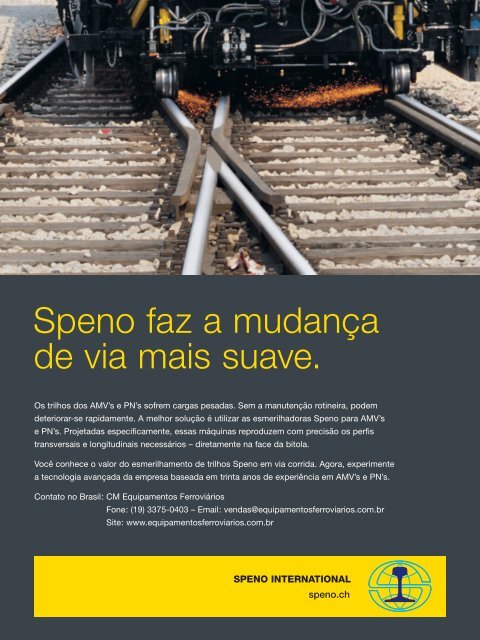 Revista Ferroviária Edição de Julho/agosto 2018