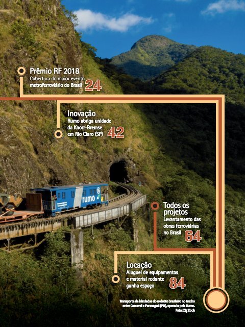 Revista Ferroviária Edição de Julho/agosto 2018