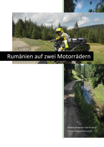 Rumänien auf zwei Motorrädern 2017