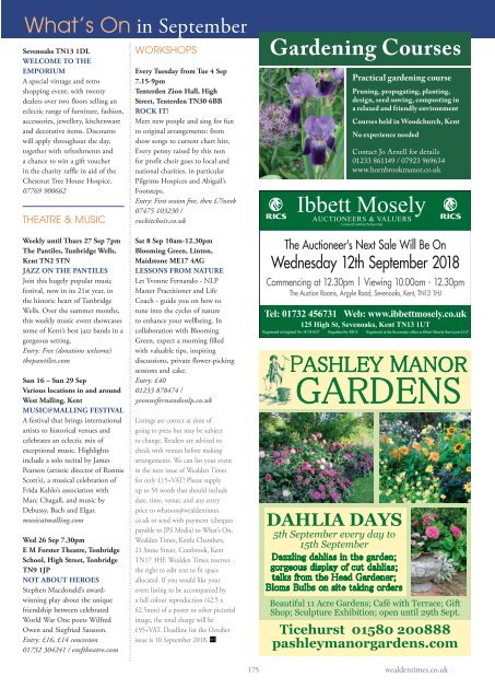 Wealden Times | WT199 | September 2018 | Education supplement inside