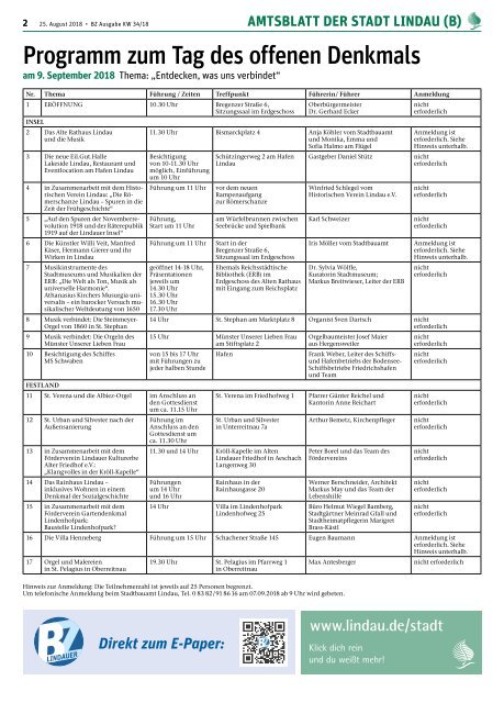 25.08.2018 Lindauer Bürgerzeitung