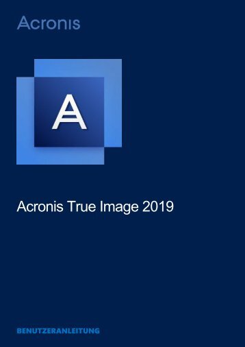 Acronis Handbuch 2019