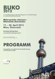 Programm BUKO 2012 - IGF
