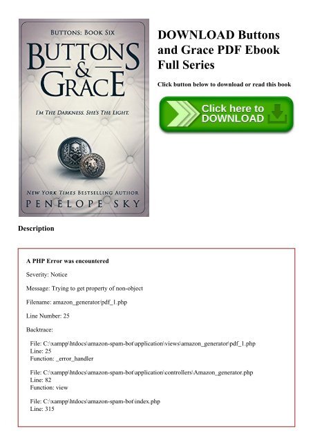 DOWNLOAD Buttons and Grace PDF Ebook Full Series