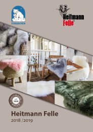 Heitmann Felle Katalog 2018-19