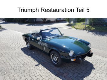 Triumph Restauration fertig