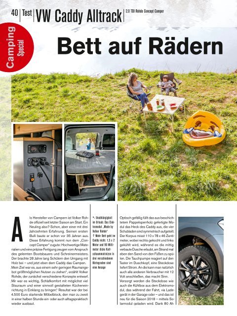 Bericht aus Der Zeitschrift Gute Fahrt Ausgabe 6-2018