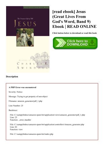 [read ebook] Jesus (Great Lives From God's Word  Band 9) Ebook  READ ONLINE