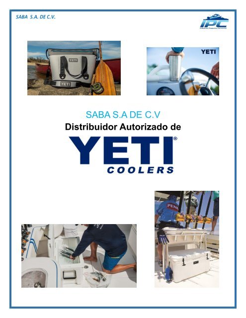 Hieleras Yeti Catalogo