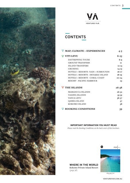 Venture Far - Fiji 18/19 Brochure