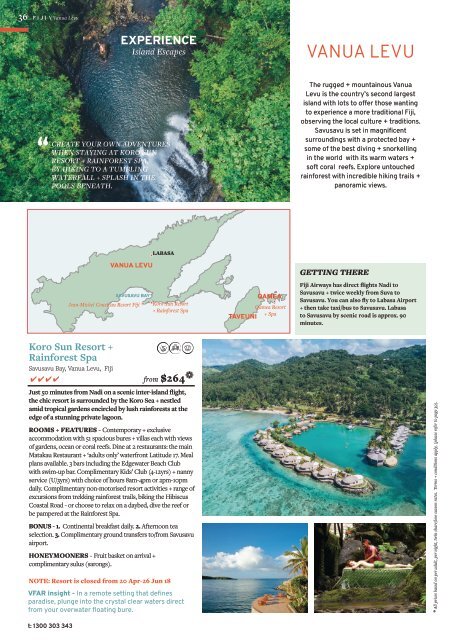 Venture Far - Fiji 18/19 Brochure