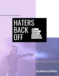Haters Back Off eBook