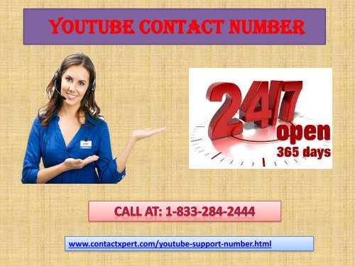 1-833-284-2444 YouTube Customer Support Number- How to Create channel 