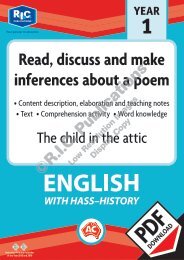RIC-30005 The child in the attic - Read discuss and make inferences about a poem