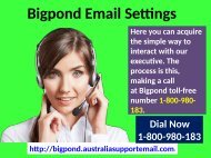 Expert Will Help You To Change Bigpond Email Settings|1-800-980-183
