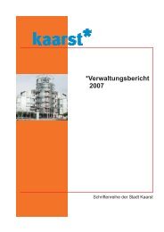 Verwaltungsbericht 2007 - Stadt Kaarst