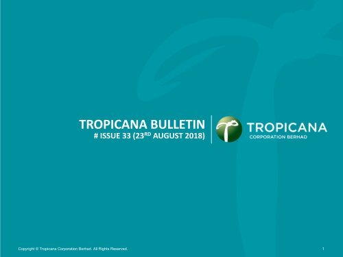 Tropicana Bulletin Issue 33