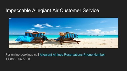 Allegiant Air Phone Number