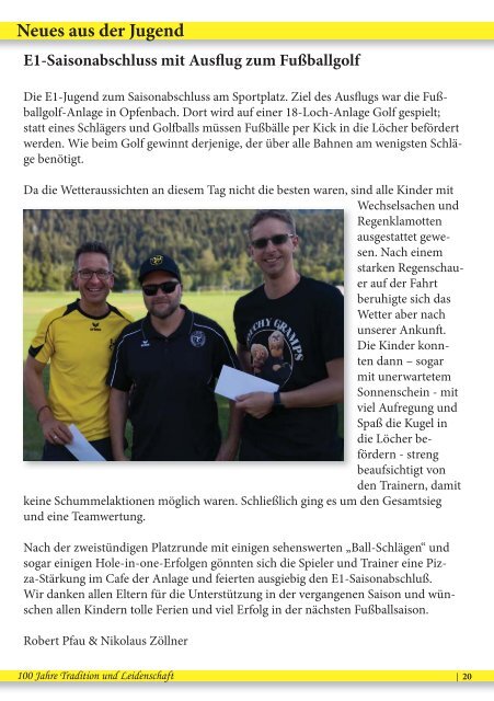 FCF Stadionzeitung 2018_08_25_Ronsberg_WEB