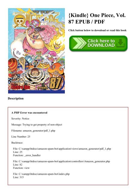 Kindle One Piece Vol 87 Epub Pdf