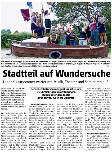 Stadtteil auf Wundersuche