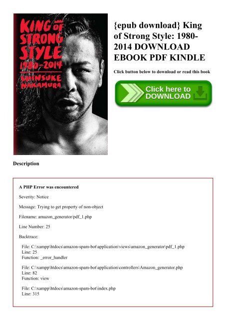 Epub Download King Of Strong Style 1980 14 Download Ebook Pdf Kindle Epub Download King Of Strong Style 1980 14 Download Ebook Pdf Kindle