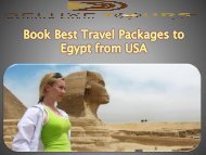 Book Best Travel Packages to Egypt from USA