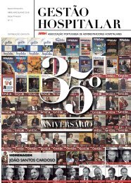 Gestão Hospitalar N.º 13 2018 - Edição do 35.º Aniversário
