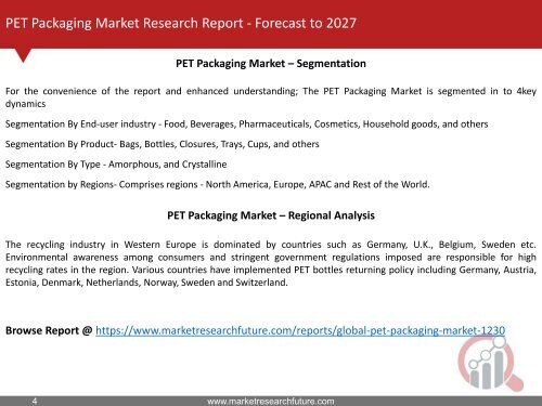 PET Packaging Market Research Report - Forecast to 2027
