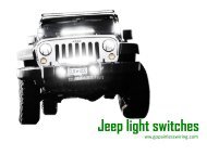 Best Jeep Light Switches Supplier – Go Painless Wiring