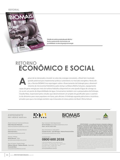 *Agosto/2018 - Revista Biomais 28