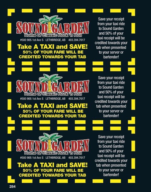 South Alberta - 2018/19 ADMAZING SAVINGS COUPON BOOKS