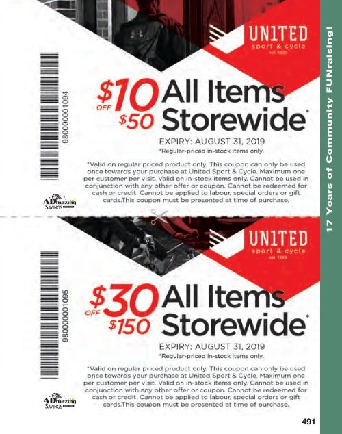 Edmonton - 2018/19 ADMAZING SAVINGS COUPON BOOK