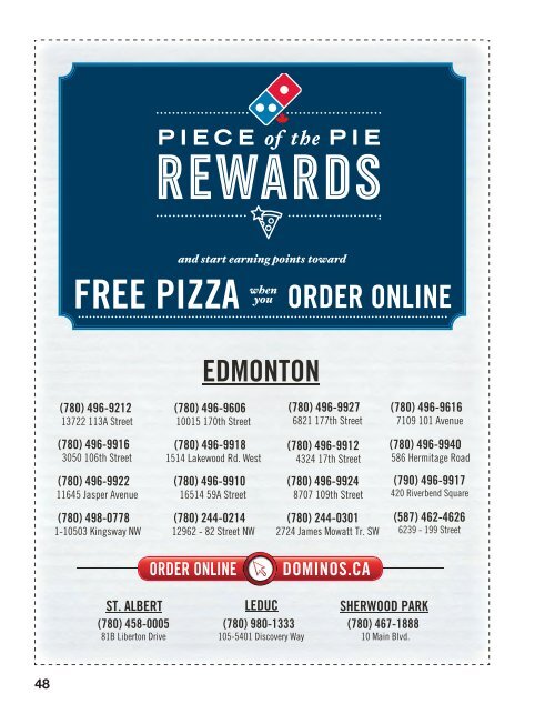 Edmonton - 2018/19 ADMAZING SAVINGS COUPON BOOK